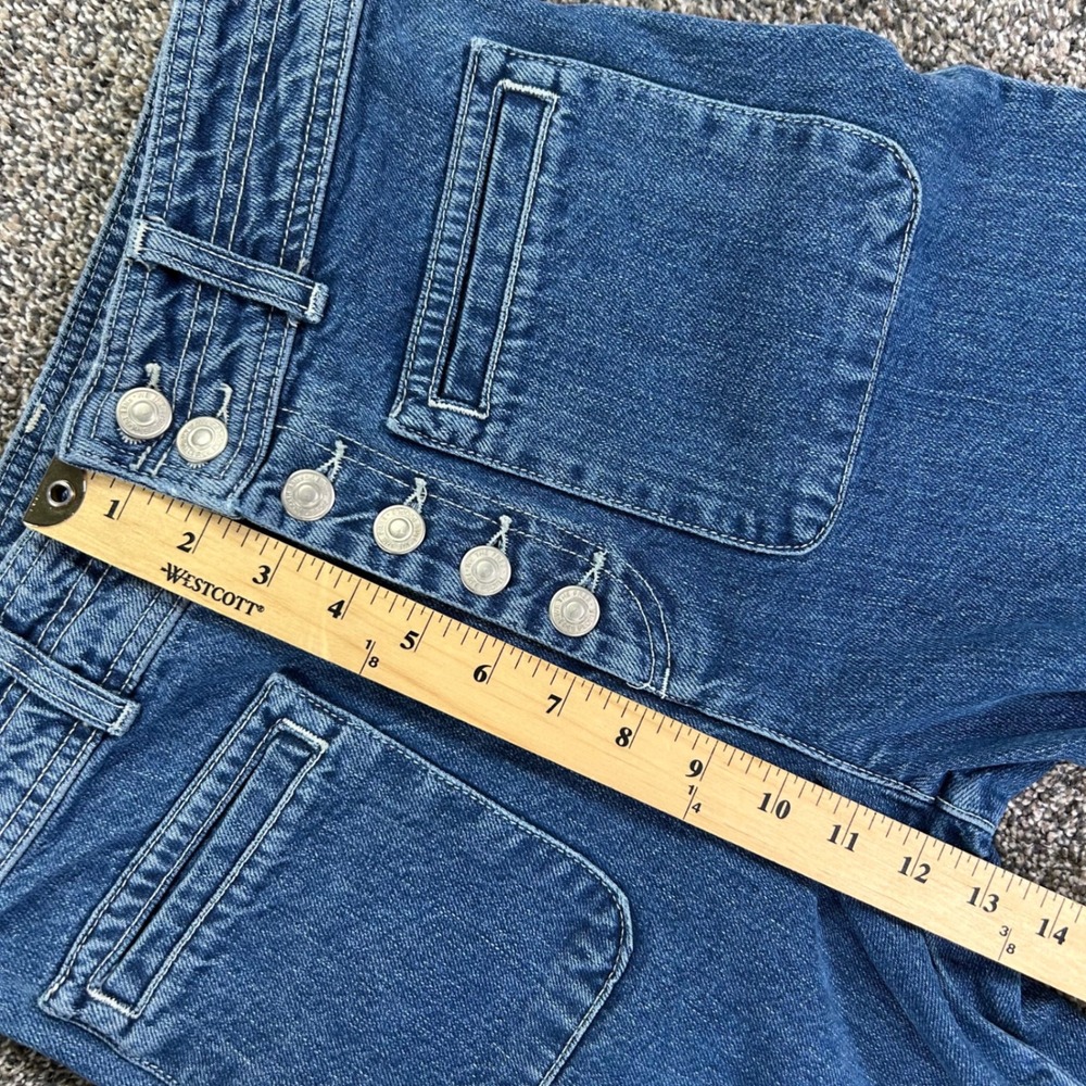 High-Waisted Wide Leg Women’s Jeans in Blue - Picture 8 of 11